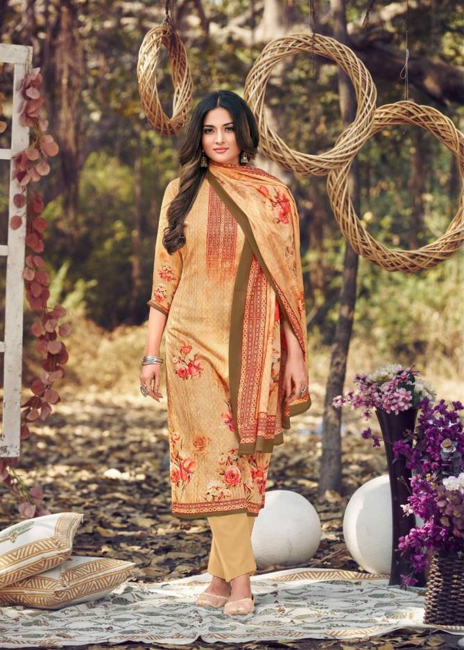Levisha Zulfat Latest Designer Fancy Ethnic Wear Jam Silk Dress Material Collection
